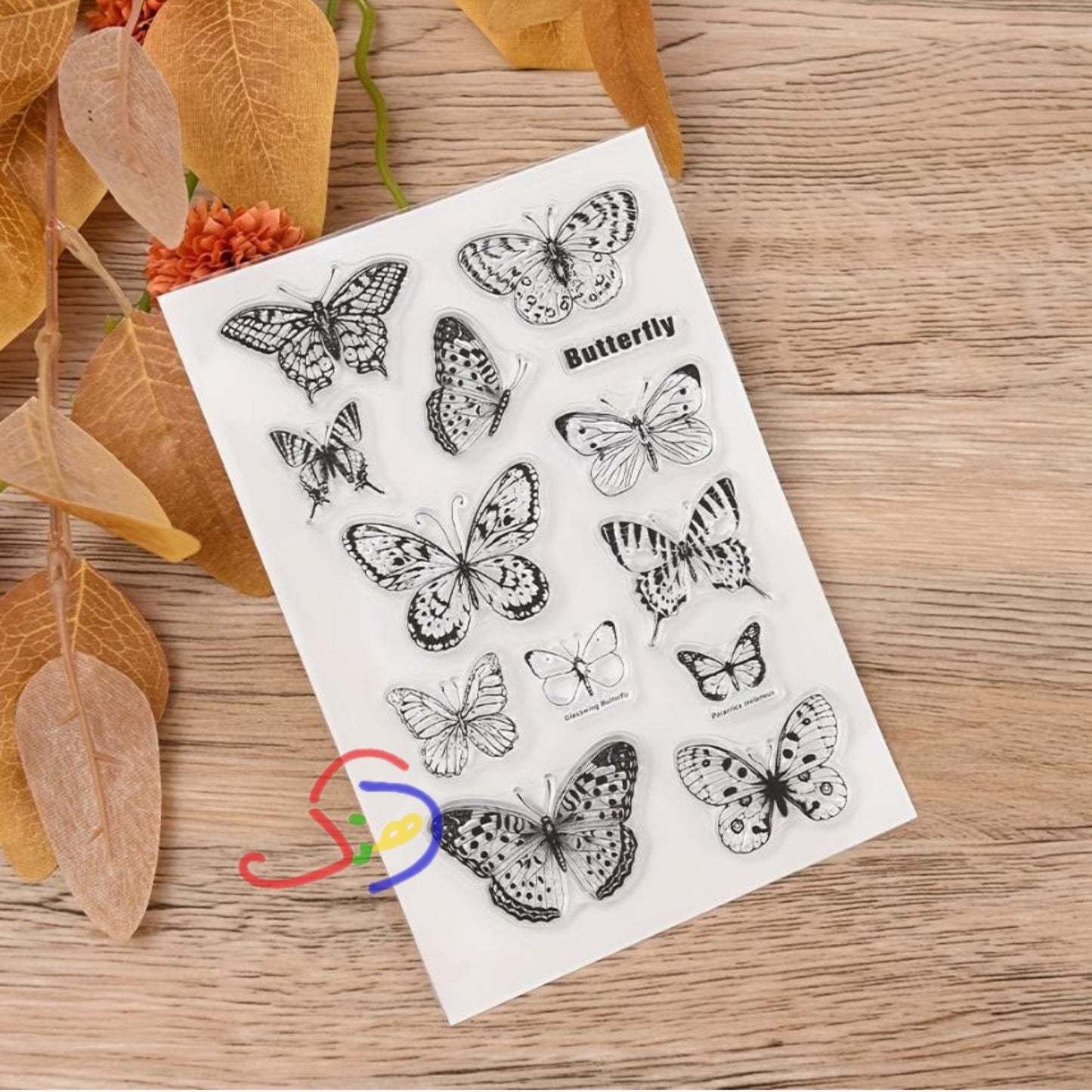Transparent Stamps (Butterflies)