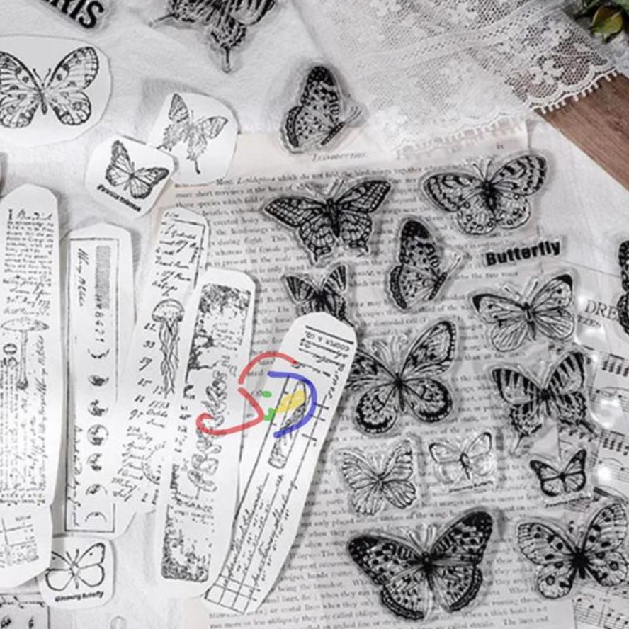 Transparent Stamps (Butterflies)