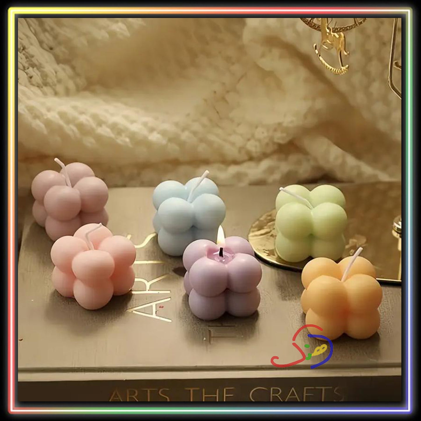 Mini Bubble Candles