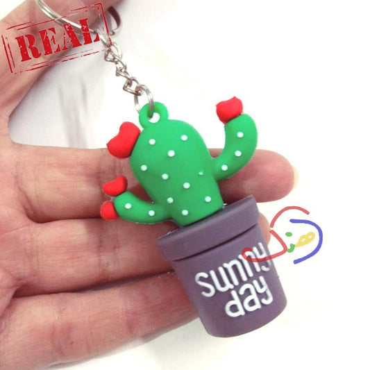 Cactus Keychain