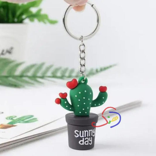 Cactus Keychain