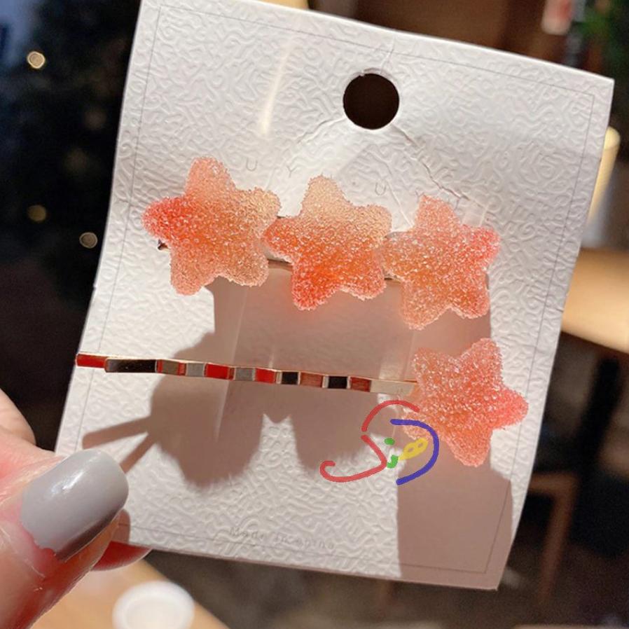 Candy Stars Hair Clips