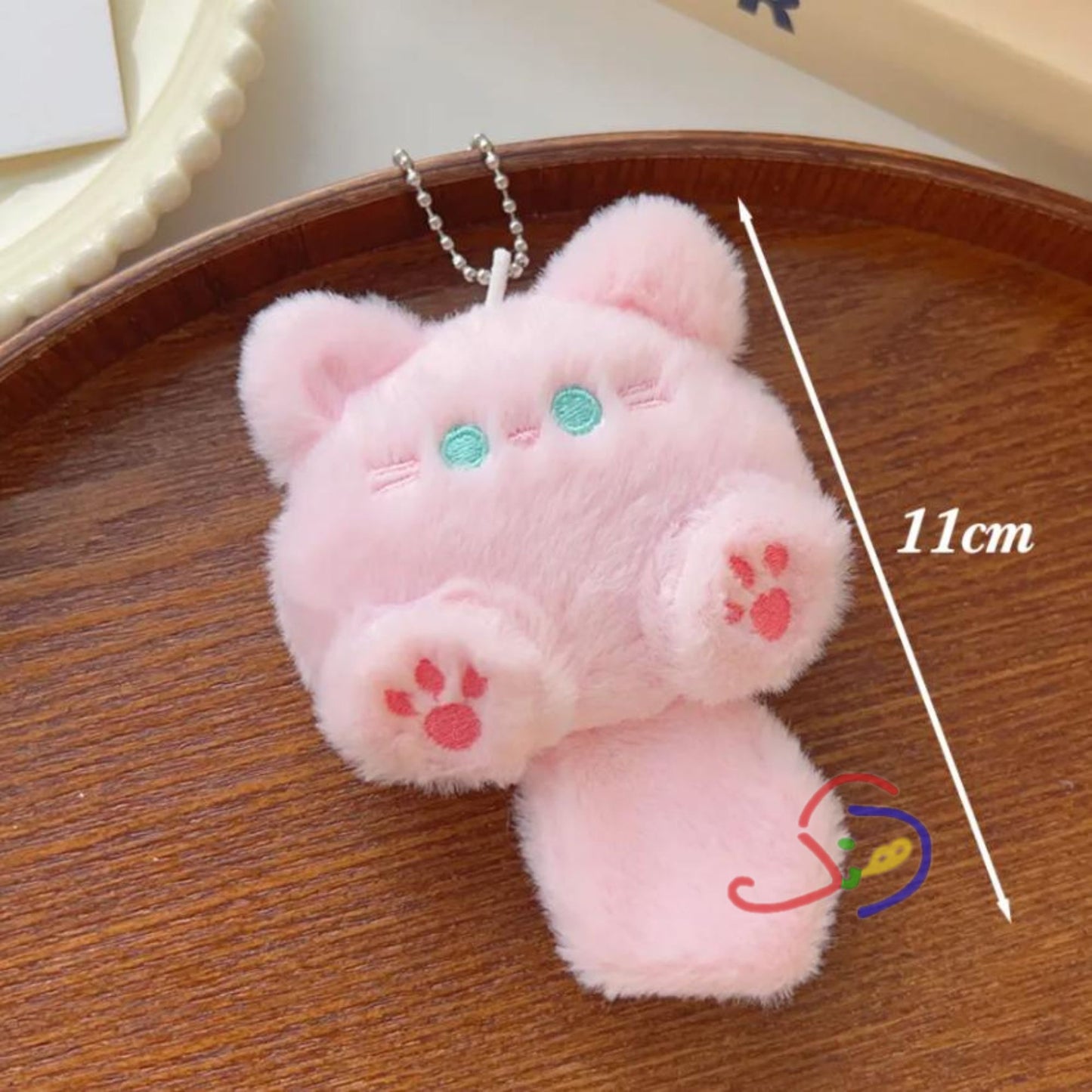 Plush Cat Keychain