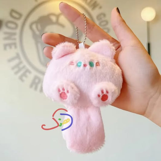 Plush Cat Keychain