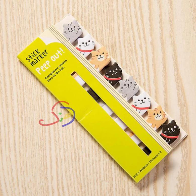 Kawaii Sticky Bookmarks