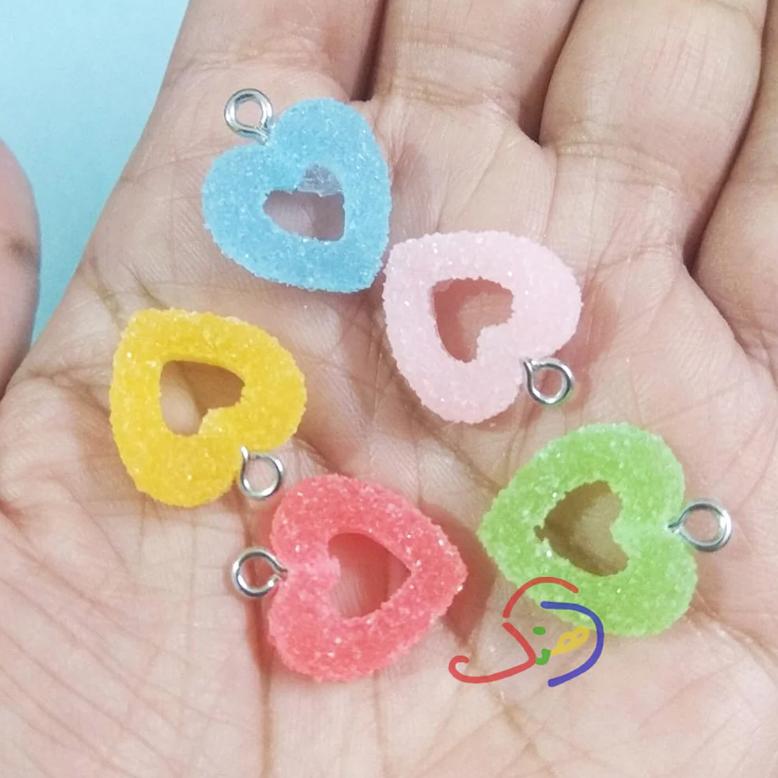 Heart Candy Charms (hollow)