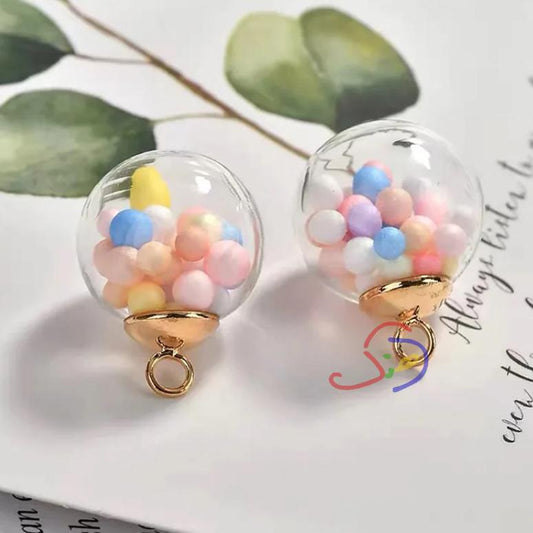 Glass Beads Charm (Ball)