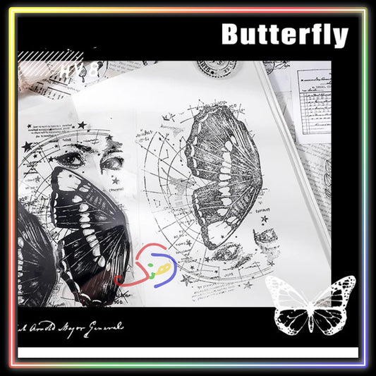 Transparent Stamps (Butterflies)