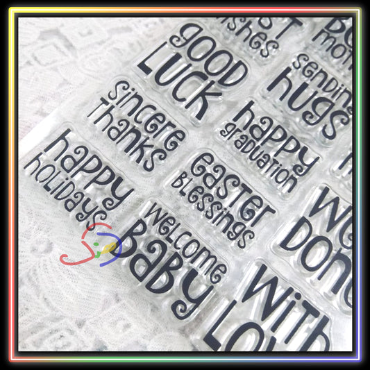 Transparent Stamps (Best Wishes)