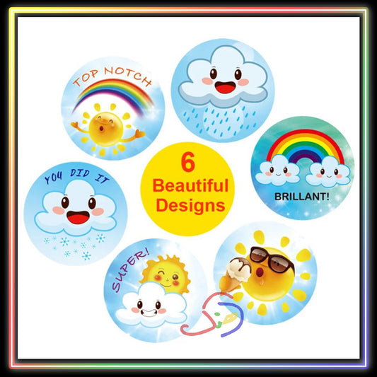 Cloud Reward Stickers