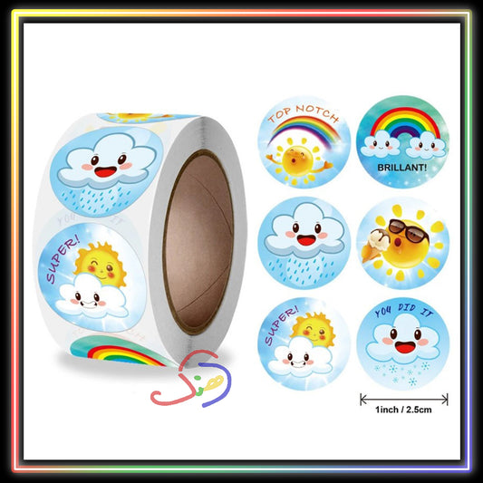 Cloud Reward Stickers