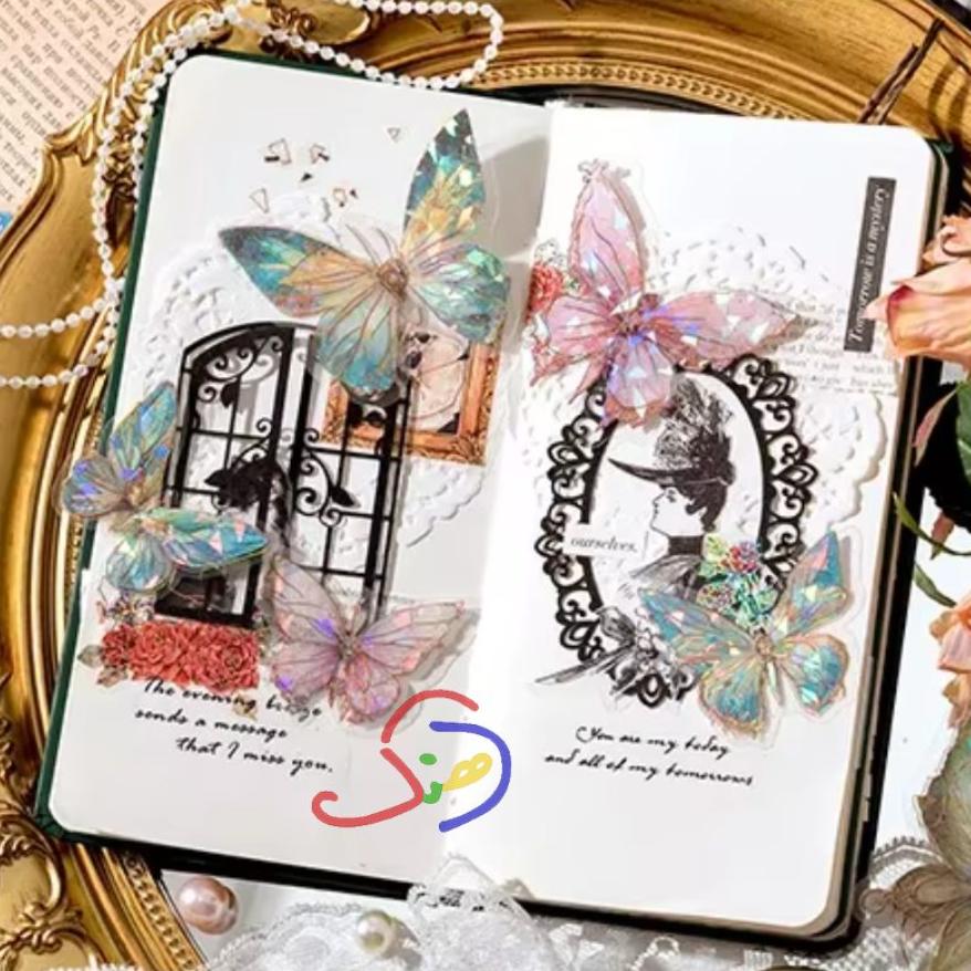 Crystal Butterfly Stickers