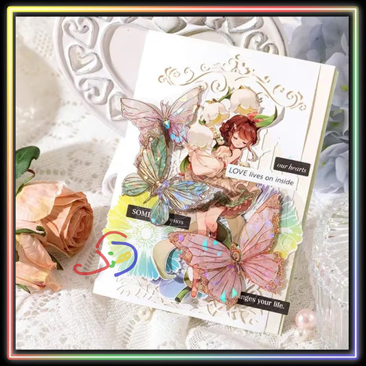 Crystal Butterfly Stickers