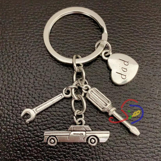 New Dad Keychain