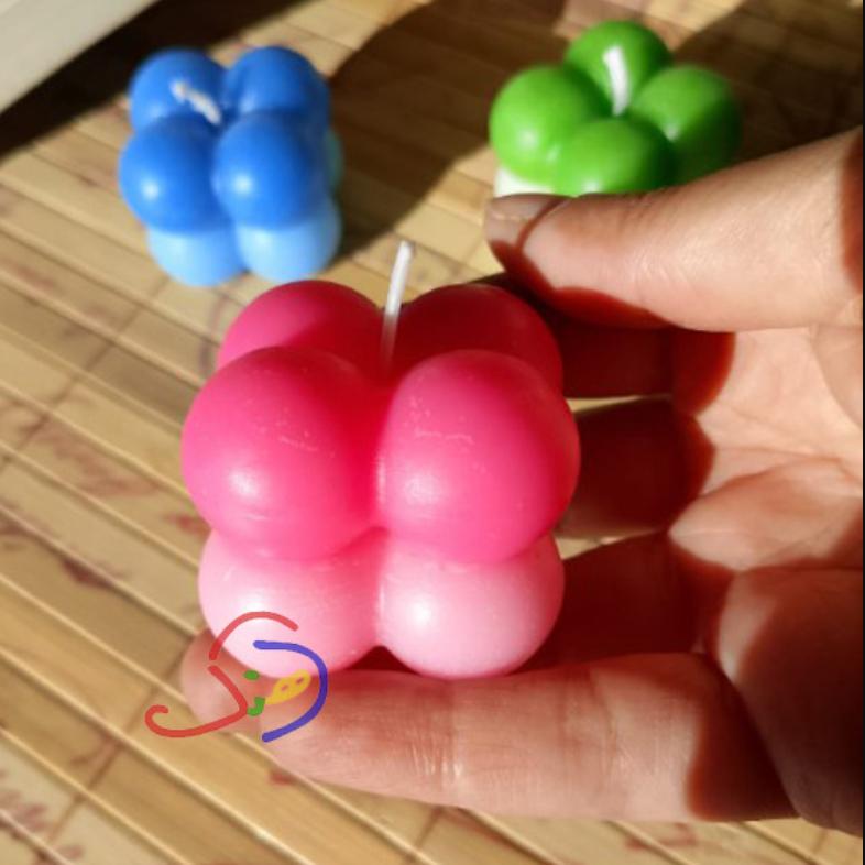 Dual Tone Bubble Candles