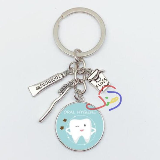 Dentist Keychain (Flossing)