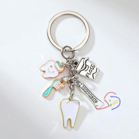 Happy Dentist Keychain