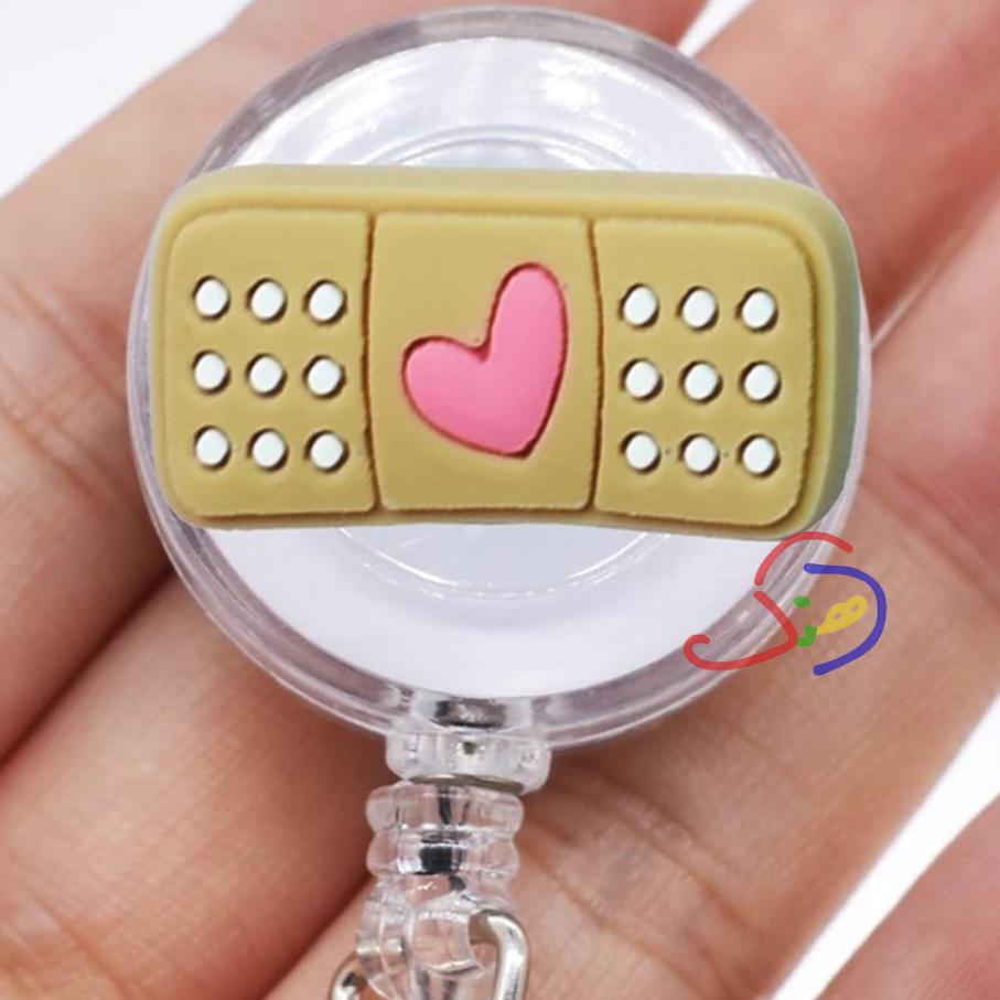 Retractable Card Holder (Cute Bandage)