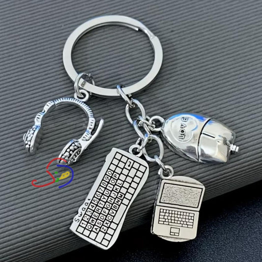 Digital World Keychain