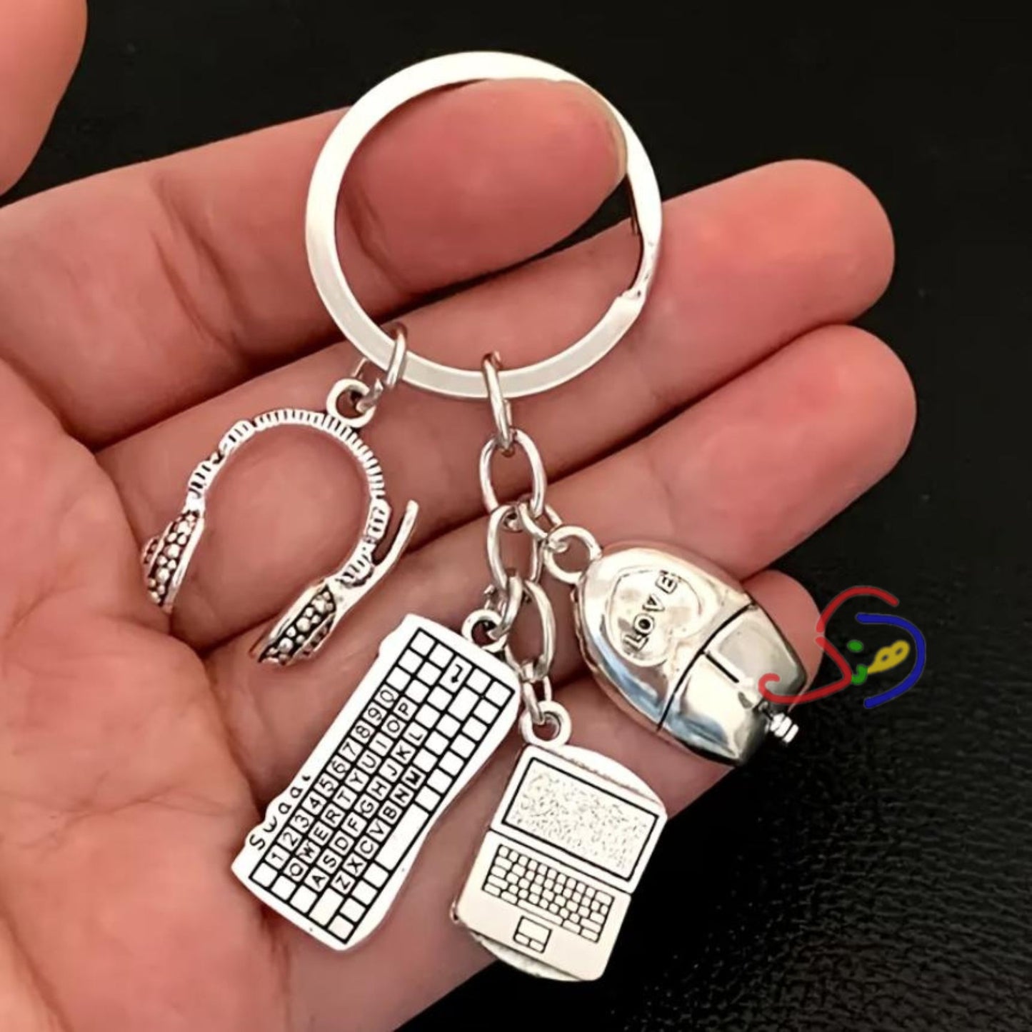 Digital World Keychain