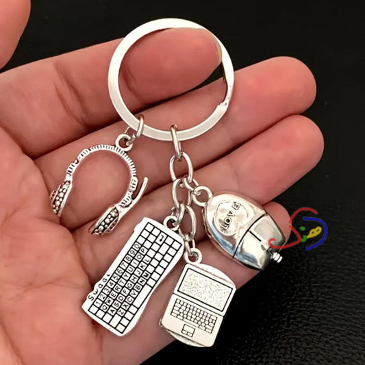 Digital World Keychain