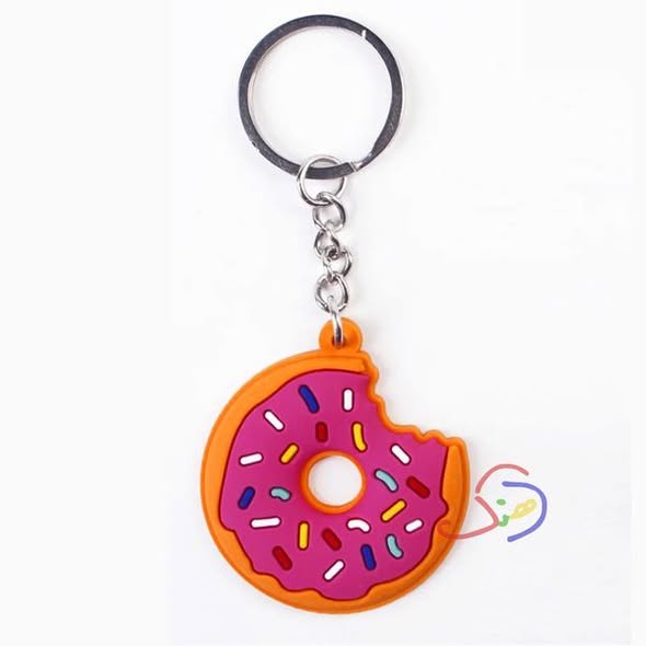 Donut Keychain