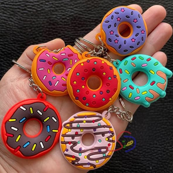 Donut Keychain