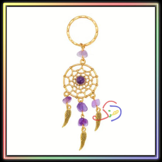 Stoned Dream Catcher Keychain