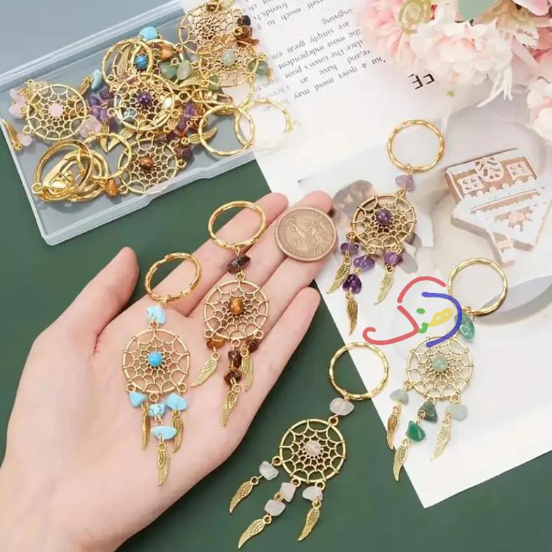 Stoned Dream Catcher Keychain