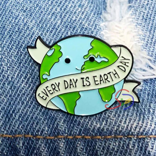 Earth Day Brooch