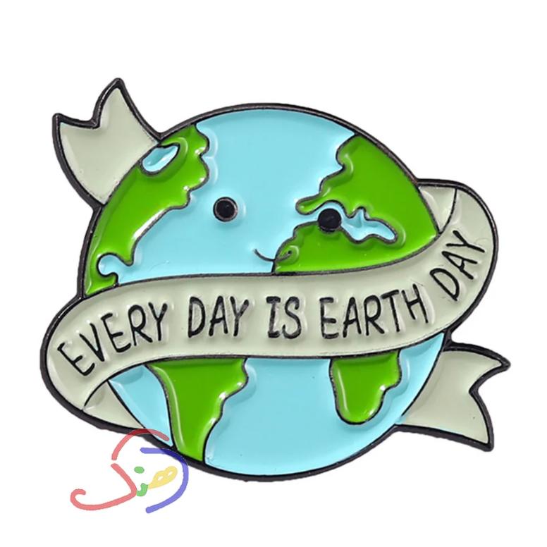 Earth Day Brooch