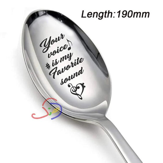 Unique Engraved Spoon