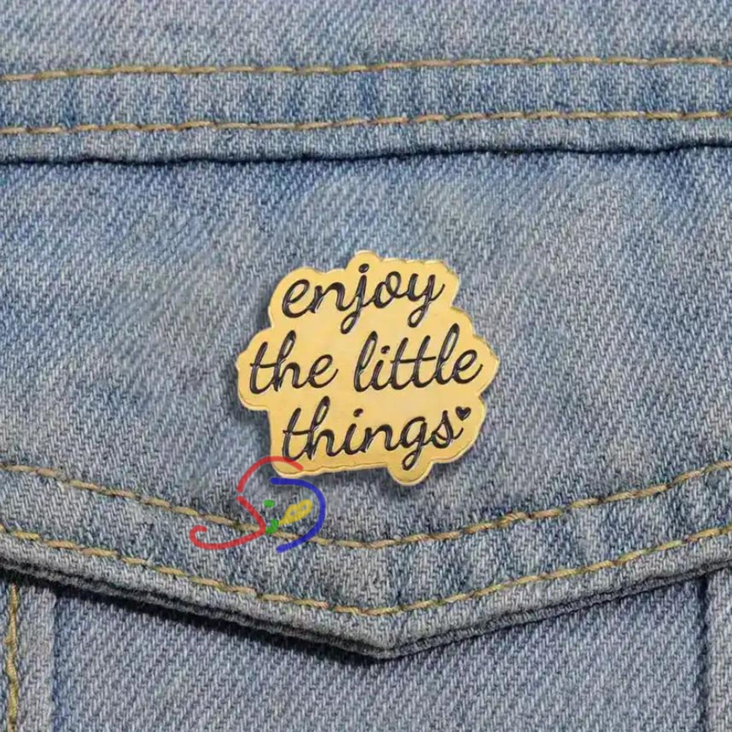 Enjoy Little Things Pin