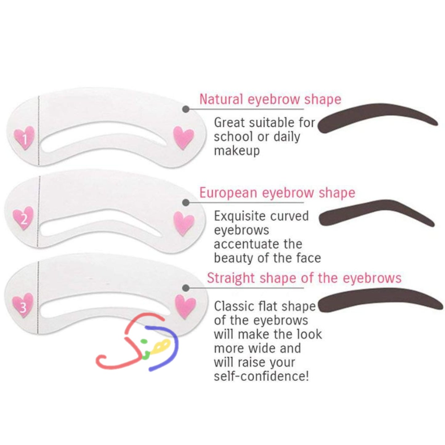 Eyebrow Stencils