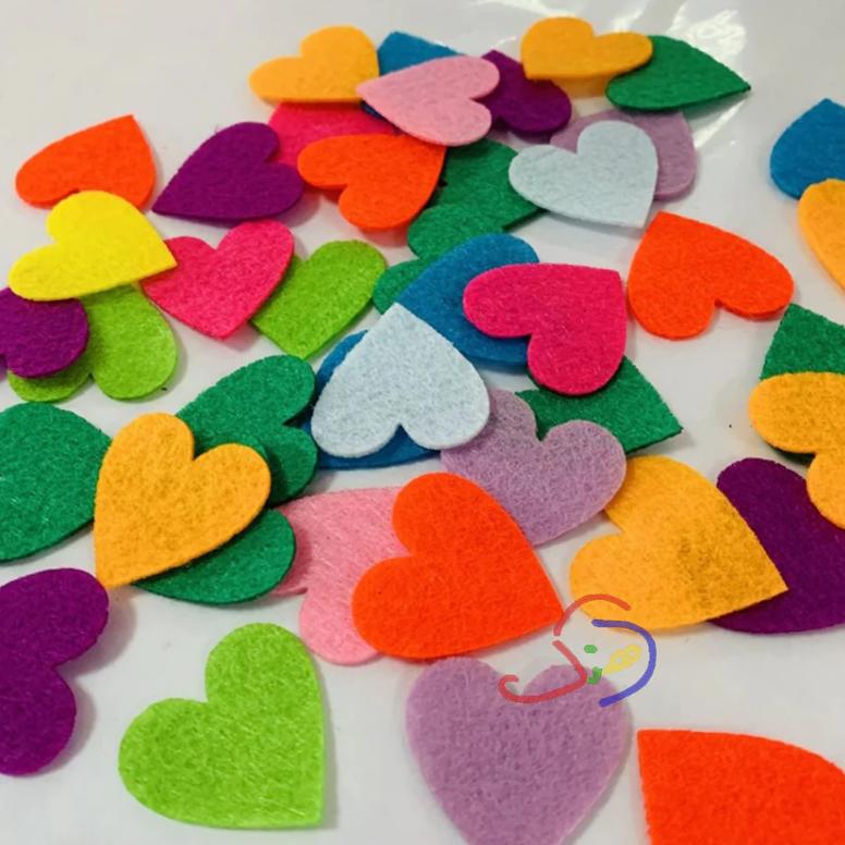 Felt Hearts (Big)