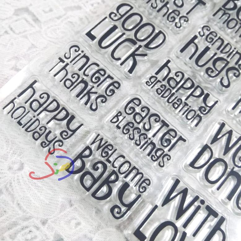 Transparent Stamps (Best Wishes)