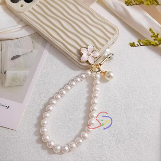 Floral Pearly Keychain