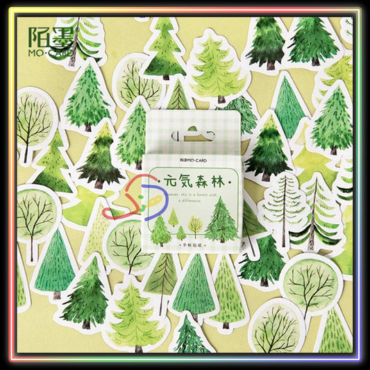 Green Forest Stickers