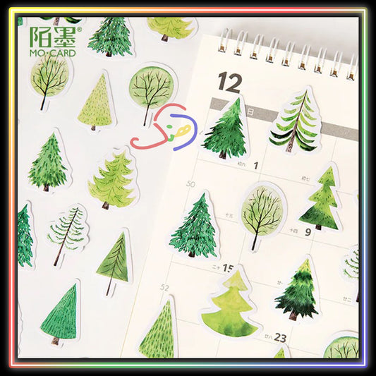 Green Forest Stickers