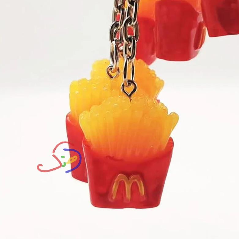 Fast Food Keychain