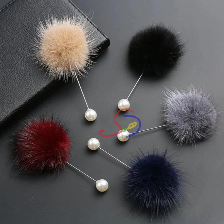 Fur Lapel Pin