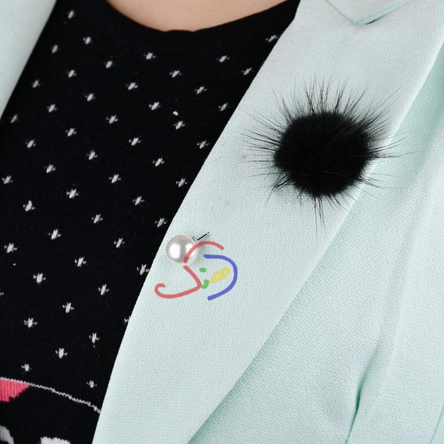 Fur Lapel Pin