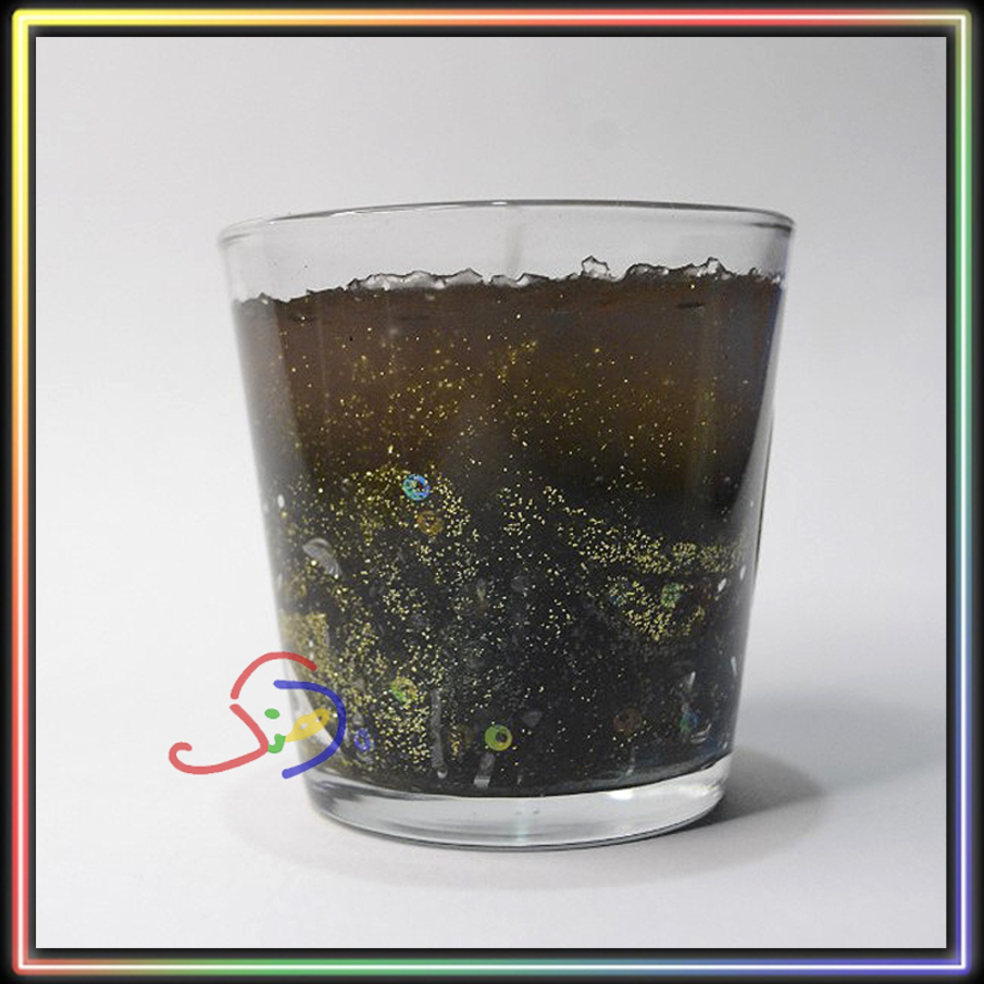 Glittery Galaxy Candle