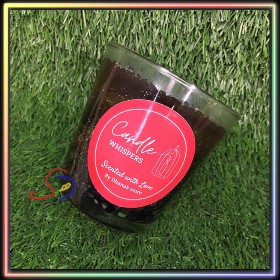 Glittery Galaxy Candle
