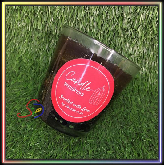 Glittery Galaxy Candle
