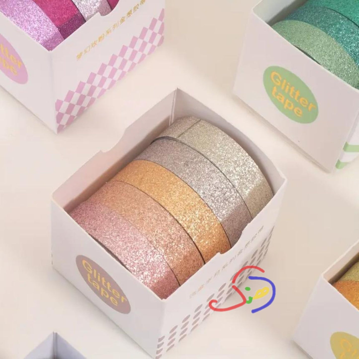 Glitter Washi Tapes - Light