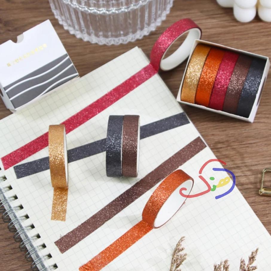 Glitter Washi Tapes - Dark