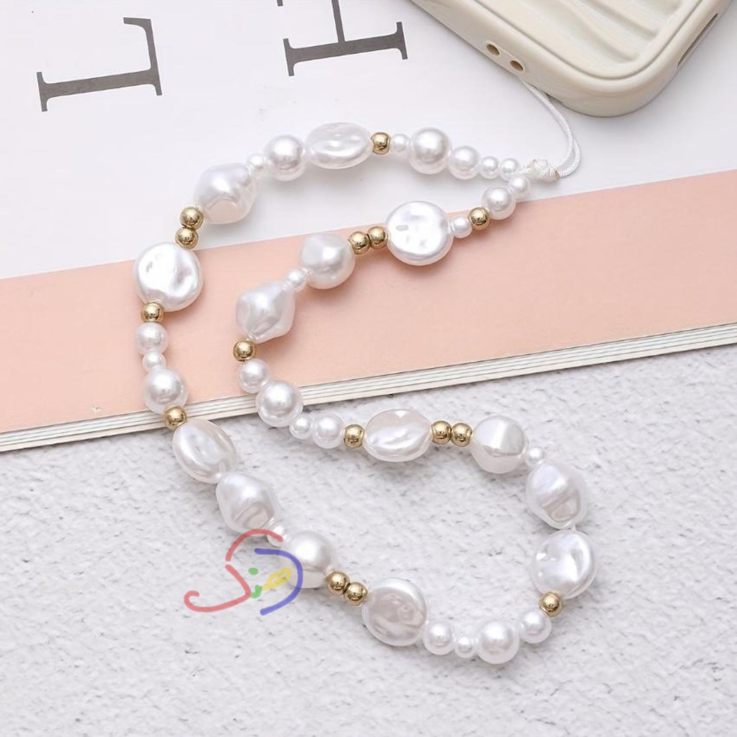 Pearl Grace Phone Charm