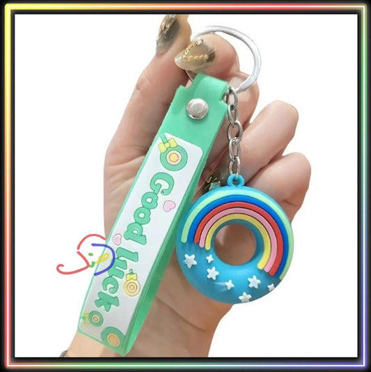 Goodluck Donut Keychain