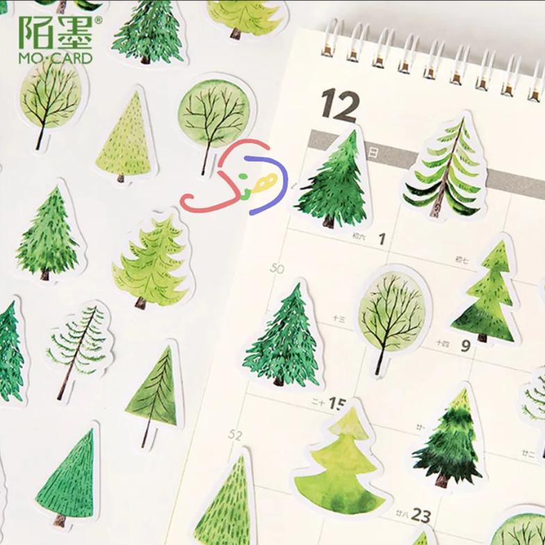 Green Forest Stickers